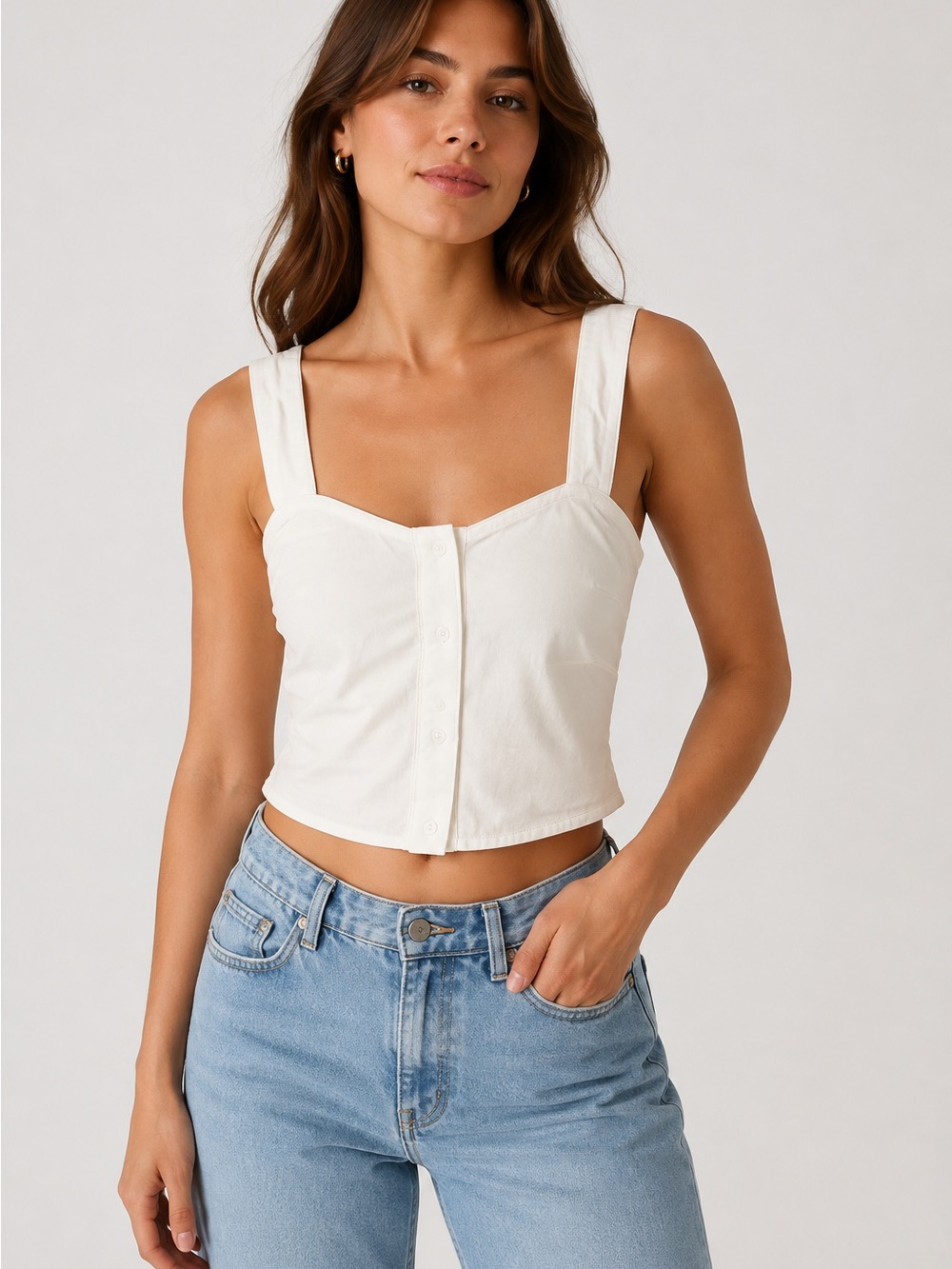The Shirt Cropped Tank
